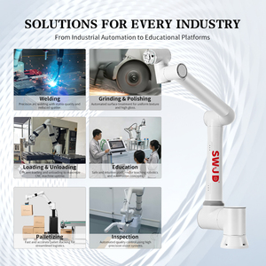 Brazo Robótico Cobot SWJD de 6 Grados de Libertad, Carga Útil de 10 kg, Motor con Caja de Cambios, Alcance de 1400 mm, Robot de Ensamblaje Ligero para Atención de Máquinas - Product Image 4