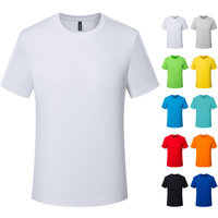 Camisetas lisas 100% algodón al por mayor Camisetas básicas negras camisetas Unisex cuello redondo Camiseta para hombres algodón Franelas De Algodon
