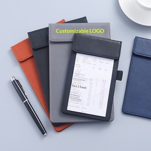 Porta Menús Magnético de Cuero PU, Carpeta para Menús con Insertos Intercambiables, Exhibidor de Menús para Mesa de Restaurante, Cafetería o <span class=keywords><strong>Bistro</strong></span> - Product Image 1