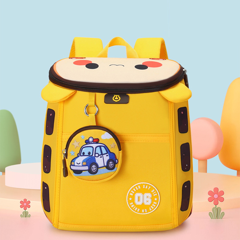 Voiture de police jaune