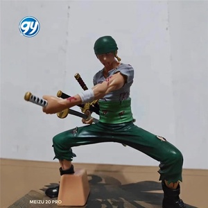 รูปปั้นอะนิเมะ Roronoa Zoro หนึ่งรูปแบบดาบ GK หนึ่งชิ้น