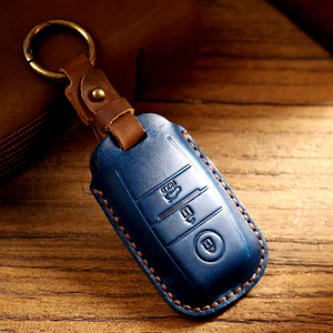 Étui à clés de voiture en cuir véritable, best-seller, compatible avec Hyundai, Kia, Sportage, Carnival, Forte, accessoires auto en gros - Product Image 1