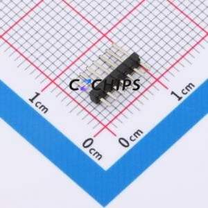 ZX-PZ1.27-1-7PZZ Pin Header Through hole Component (THT),P=1.27mm Connector 1x7P 1.27mm Pin Header Through Hole - Product Image 2