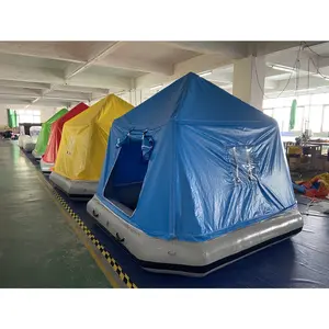 Venda quente inflável flutuante tenda inflável cardume tenda para o mar