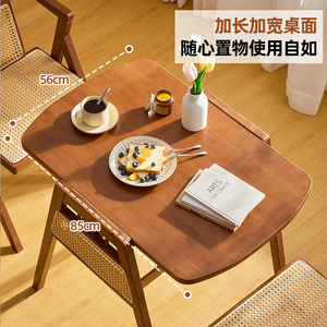 Minimalist Solid Wood Tea <b>Table</b> And Chair Set 70x62x75 Cm For Garden Outdoor Use Two Seater <b>Bamboo</b> Furniture - Product Image 5