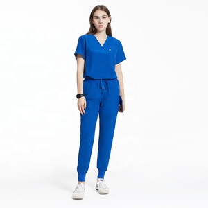 Women Scrubs Design <b>Nurse</b> Scrubs Set Top Jogger Personalized Soft Spandex Meidical Scrubs Uniforms Female Hospital Uniforms - Product Image 3