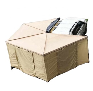 Grand espace étanche nouveau produit <span class=keywords><strong>2m</strong></span> 2.5m Foxwing auvent pièces auvent latéral de voiture pour SUV avec annexe en vente murs latéraux de voiture - Product Image 1