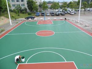Customized Eco-Friendly Sports <strong>Court</strong> Flooring Silicon PU and <strong>Rubber</strong> for Elasticity <strong>Basketball</strong> Volleyball Badminton Tennis