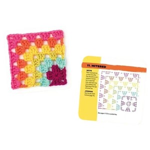 Bestseller : Jeu <span class=keywords><strong>de</strong></span> cartes Granny Square, tricot DIY, 50 modèles, coffret en papier - Product Image 5