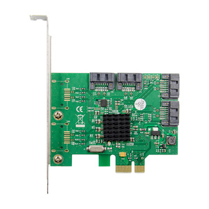 PCI Express X1 <span class=keywords><strong>Marvell</strong></span> 88se9215 Chipset 4-Port <span class=keywords><strong>SATA</strong></span> III Bộ điều khiển 6Gbps máy chủ lưu trữ mở rộng thẻ trong kho - Product Image 5