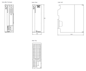6ES7341 1CH02 0AE0 SIMATIC S7 300 CPU CP 341 โปรเซสเซอร์สื่อสารพร้อมอินเทอร์เฟซ RS422/485 - Product Image 6