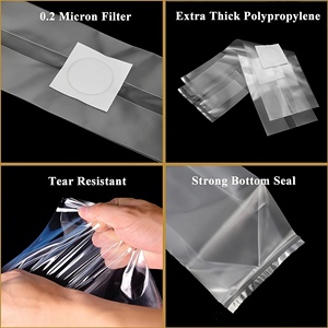 Bán buôn tùy chỉnh nhiệt độ cao kháng autoclavable nấm đẻ trứng phát triển nhựa túi lọc <span class=keywords><strong>Kit</strong></span> cho Nấm - Product Image 2