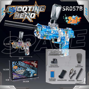 Fabrik Großhandel Gute Qualität <span class=keywords><strong>2</strong></span> in 1 Schieß spiel Bunte Gel Blaster <span class=keywords><strong>Gun</strong></span> Wasserball <span class=keywords><strong>Gun</strong></span> Spielzeug für Kinder Erwachsene - Product Image 2