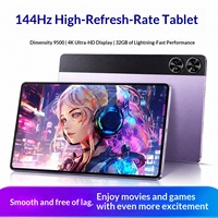 Tablette Android J49 14 pouces MTK Dimensity 9500 5G Réseau mondial Type C pour l'apprentissage, le bureau et le divertissement
