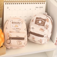 Porte-monnaie mignons en forme de panda et de capybara - Mini sacs de rangement pour cartable