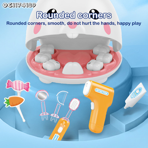 23pcs Pretend Play Cute Pet Rabbit Baby Doctor Dentist Set Toys Game for Kids - Product Image 4