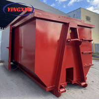 Yingxin Steel Large Hook Lift Bin avec fonction de recyclage des ordures et 1 an de garantie pour le traitement des déchets en Roumanie