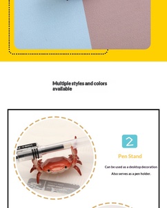 Soporte Multifuncional para Bolígrafos con Diseño de Cangrejo Levantador de Pesas, Organizador de Escritorio, Decoración Creativa Personalizada, Modelo de Regalo - Product Image 2