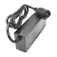 Cargador Rápido Inteligente de 42V 3A para Patinetes Eléctricos Bosch de 3 Pines ABS, Bicicletas Eléctricas, Cargador de Batería de Litio de 36V, Duradero y Portátil