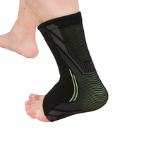 Attelle de cheville à manches de talon de compression légère à haute élasticité à tricoter en gros