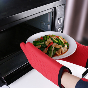 Chịu Nhiệt Silicone Lò Mitts, Bông Lót Lò Găng Tay Bếp Lò Găng Tay BBQ Găng Tay - Product Image 2