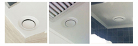 Grille d'aération de retour d'air pour système CVC, en plastique, pour plafond