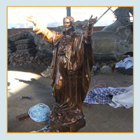 Deniers en Bronze professionnel, Sculpture originale en Bronze Christ, de jésus, Christ