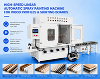 Machine de revêtement de surface pour profilés, doublures, plinthes, cadres de portes - Facile à utiliser