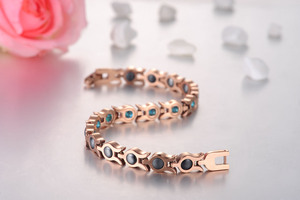 Sda Hàn Quốc Phong Cách Chăm Sóc Lành Mạnh Vòng Đeo Tay Từ Hình Học Đầu Hình Dạng Titan Vòng Đeo Tay Cho Phụ Nữ - Product Image 2