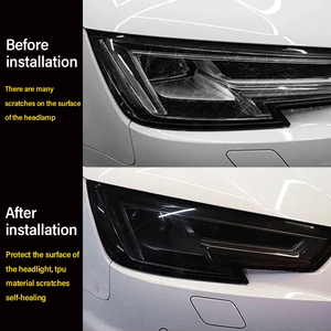 <span class=keywords><strong>Film</strong></span> de protection pour phares d'automobile noir fumé magnifique noir fumé PPF 0.3x15M TPU très bonne traction et Anti-<span class=keywords><strong>Collision</strong></span> - Product Image 4
