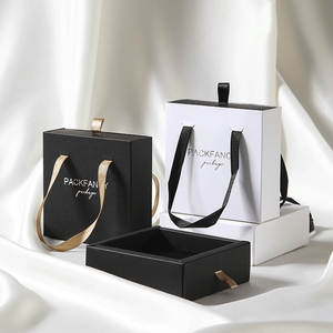 Caja de Regalo para Joyería con Logotipo Personalizado, Caja de Papel con Cajón Deslizable para Empaque de Joyería, Cajas para Joyería - Product Image 2