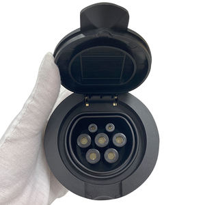 Prise femelle IEC 62196 Type 2 sans câble monophasé 3 phases 16A 32A EV station fin type 2 prise - Product Image 1