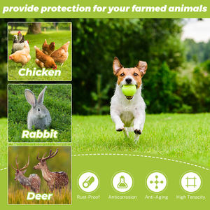 2 אינץ 'x 3 אינץ 16ga כלב גבול גידור גליל גדר ההפרדה חיצונית גדר תיל מרותך - Product Image 3