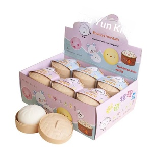 Juguete Antiestrés de Simulación de Char Siu Bun, Estilo Celebridad, para Aliviar el Estrés, Pan al Vapor para Apretar, de Liberación Lenta - Product Image 5
