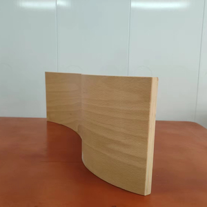 Piezas de muebles de oficina de madera doblada de chapa en forma, respaldo de pata de silla de madera contrachapada con tableros B curvos, componentes flexibles para uso en cama y Mesa - Product Image 3