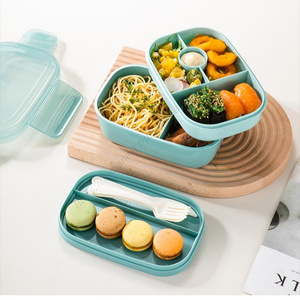 Lonchera Bento a Prueba de Fugas Syh659, Apta para Microondas, Contenedor para Preparación de Comidas para Estudiantes y Niños, Ideal para la Escuela y Viajes, Venta al Por Mayor - Product Image 5