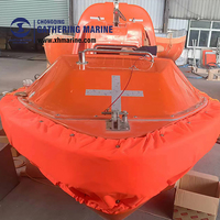 SOLAS Approuvé Jet D'eau Diesel Moteur Propulsion 6-15 personnes Bateau De Sauvetage Rapide