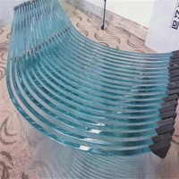 Panneaux de verre courbés sur mesure de 3 à 12 mm pour table basse et armoire, avec stabilité thermique