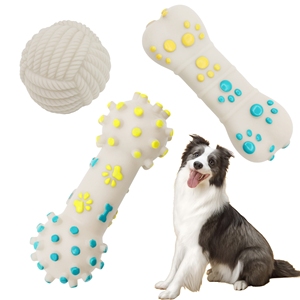 Juguete Masticable para Perros, Entrega Rápida, Venta al por Mayor, para Limpiar los Dientes de los Cachorros, TPR No Tóxico, Juguete de Pelota para Perros - Product Image 1