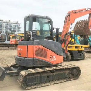 Miniexcavadora usada Hitachi ZX55USR excavadora sobre orugas fabricada en Japón a la venta - Product Image 1