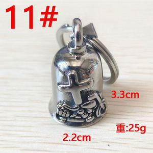Porte-clés Pendentif Clochette Gremlin Motard Cœur Gardien avec Ailes Personnalisé en Gros - Product Image 5