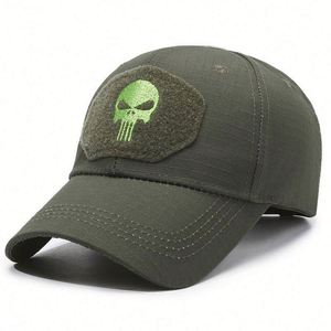 หมวกแก๊ปผ้าคอตตอนลายพรางหมวกเล่นเบสบอลปักลายพราง - Product Image 4