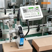 Impresora de Códigos de Barras de Inyección de Tinta Térmica Industrial en Línea de Alta Definición Docod T180e de 12.7 mm para Fecha de Caducidad y Código GS1