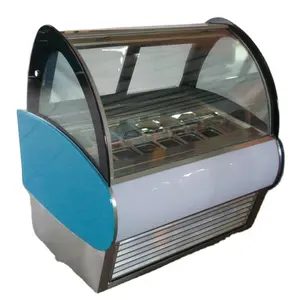 Ice cream display freezer countertop hard ice cream popsicle freezer display cabine for food and beverage shops