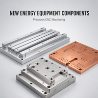 Supports de montage en acier inoxydable et aluminium usinés avec précision par CNC pour équipements mécaniques de nouvelles énergies