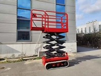 Plateforme de travail en hauteur mobile à ciseaux autopropulsée de petite taille, capacité de 6 m, prix d'usine