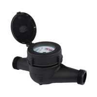 Compteur d'eau mécanique multi-jets en plastique OEM personnalisable de classe B, garantie 1 an, prix usine