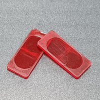 Usine vente entière mesure de Distance lentille de capteur de sécurité Laser capteur de Distance de haute précision lentille PMMA couleur rouge