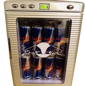 Red Bull 冷蔵庫 New Red Bull Energy Refrigerator Glass Door Aluminum Bar Large LED