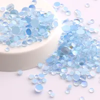 Crystal Beads Mermaid Tears Clear Glass Rhinestones Nail Art Crystal Size Half Pearls Beads Flatback Rhinestone Beads